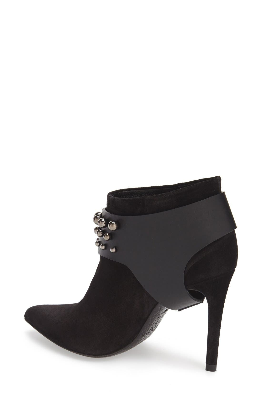 Pedro Garcia 'Andy' Studded Pointy Toe Bootie, Alternate, color, 