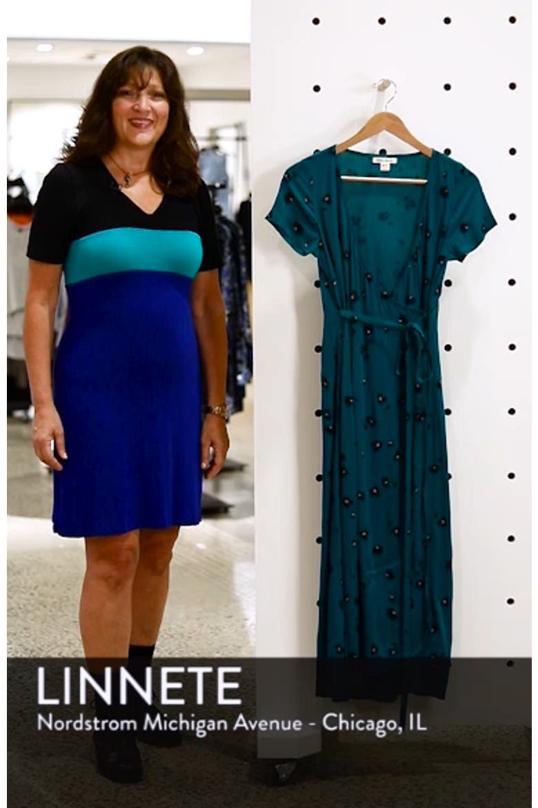 Wrap Me Up Print Midi Dress video