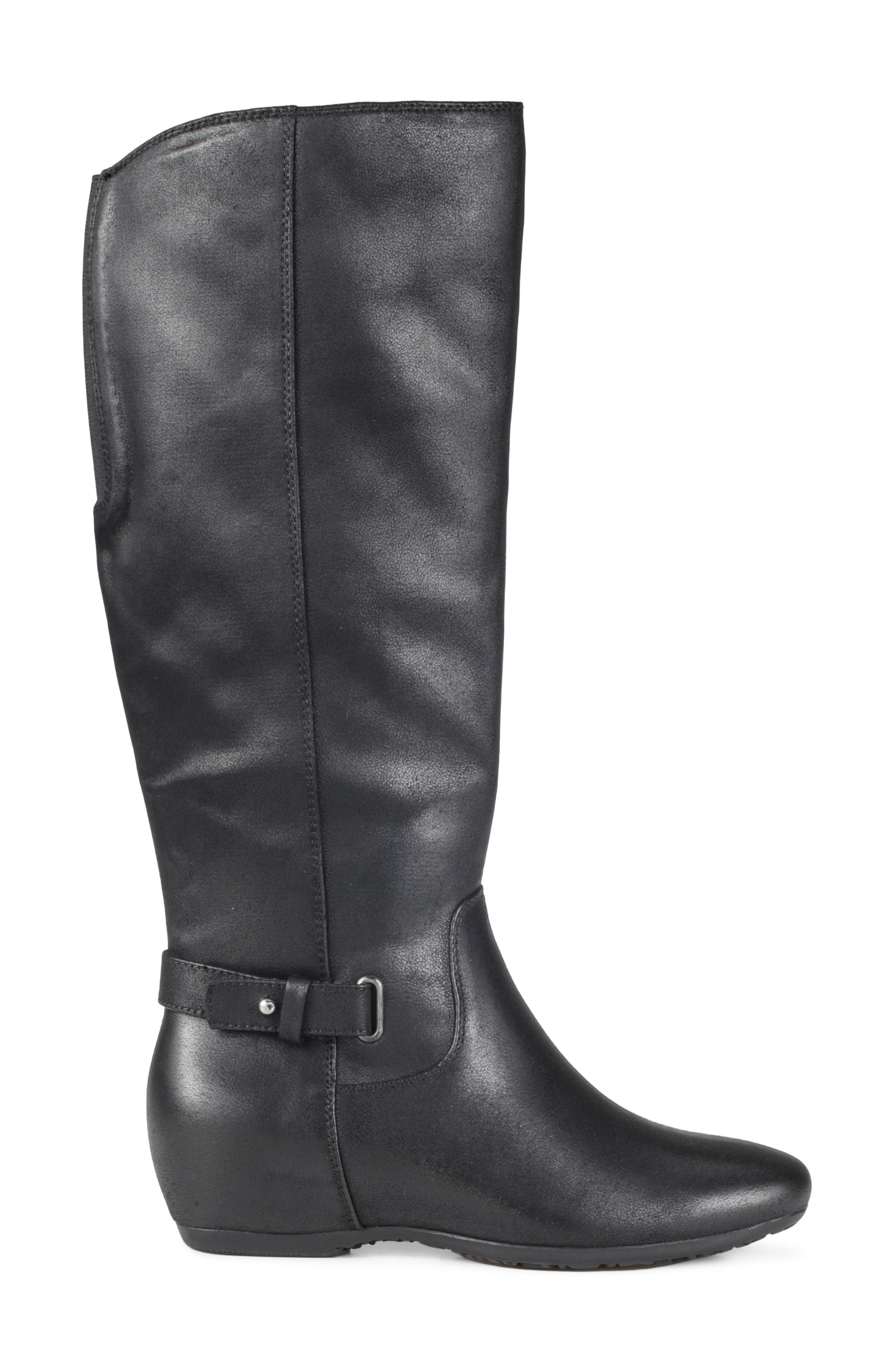 Paullina Knee High Boot, Alternate, color, BLACK
