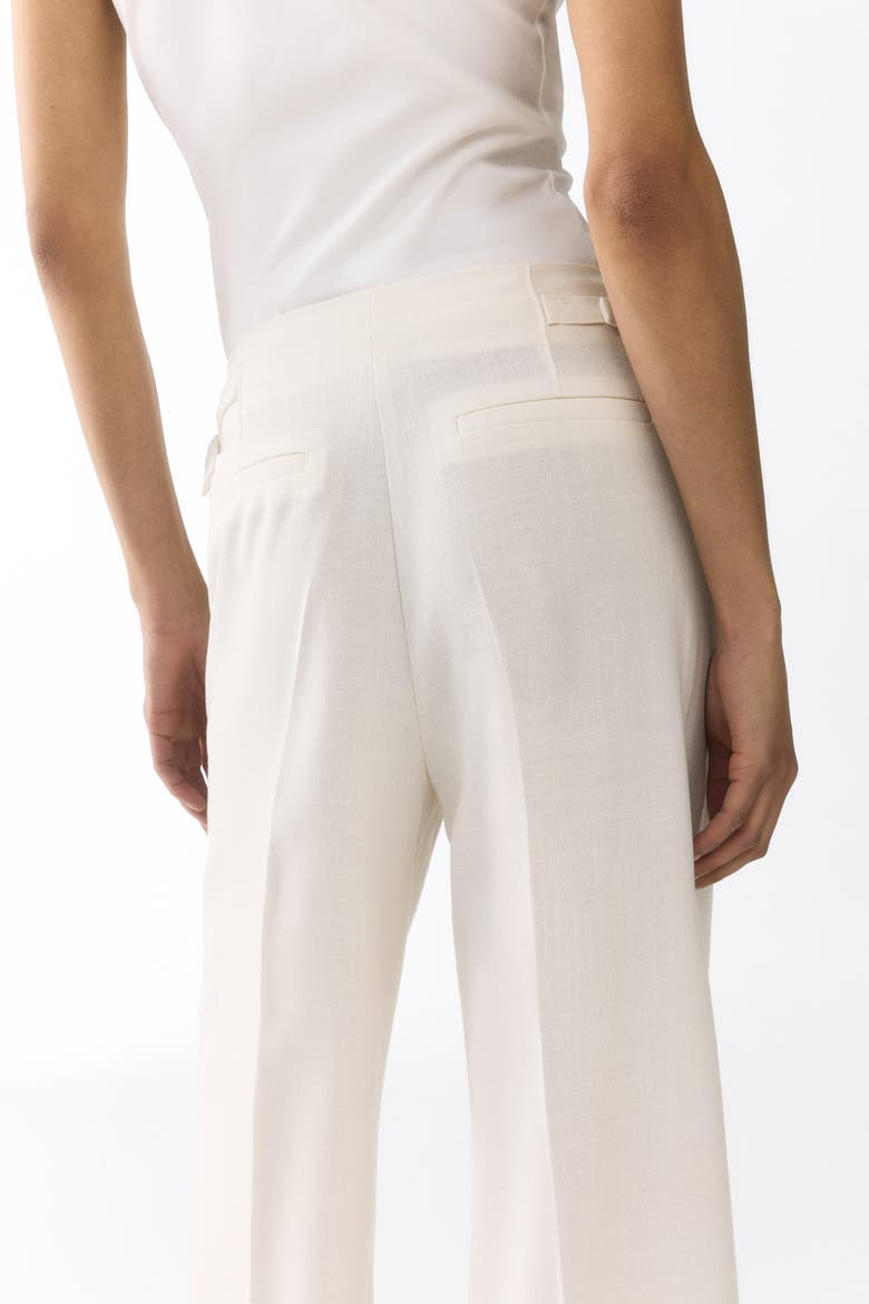 Wide-leg Dress Pants, Alternate, color, Cream