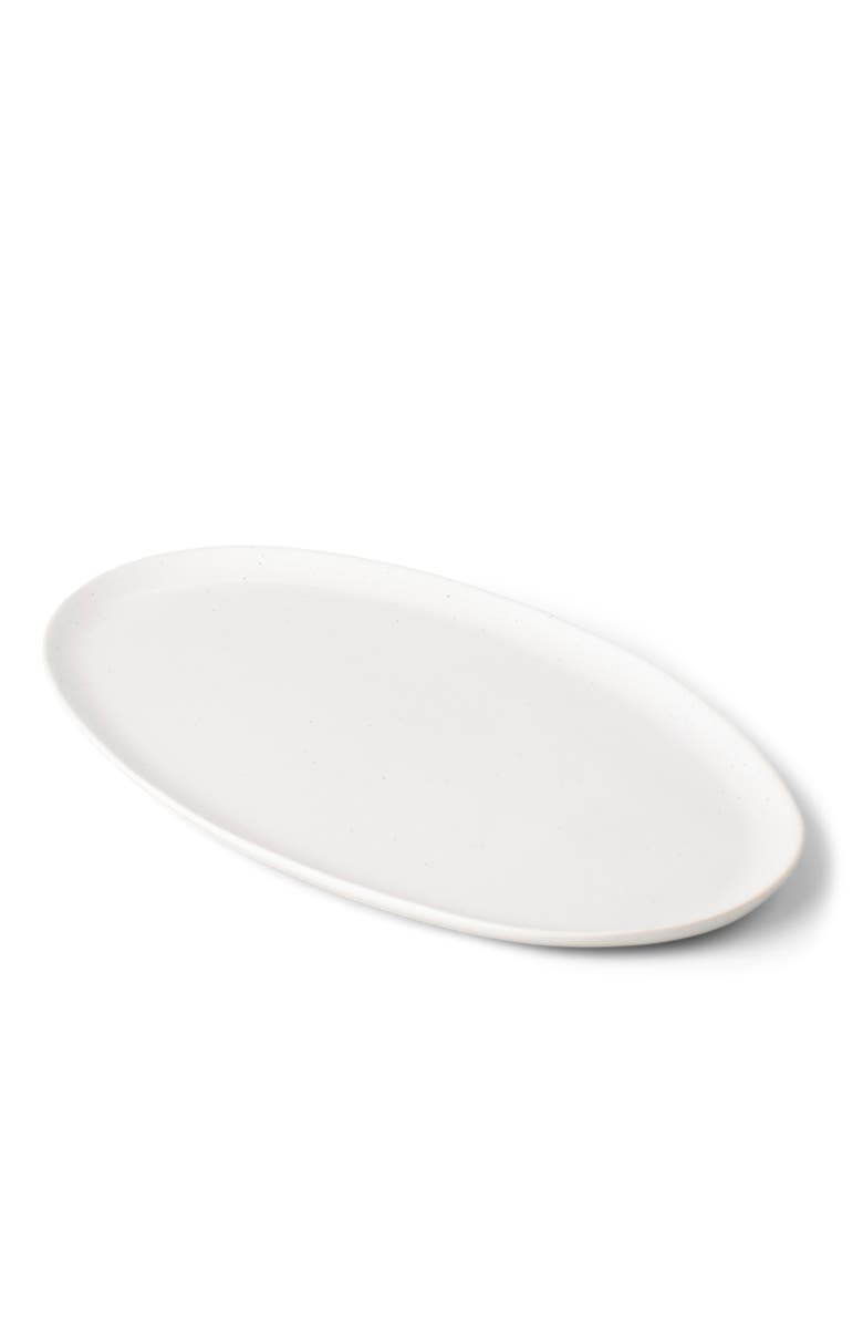 Fable Home Oval Serving Platter, Main, color, Speckled White