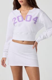 Florence by Mills 2004 Split Neck Sweatshirt