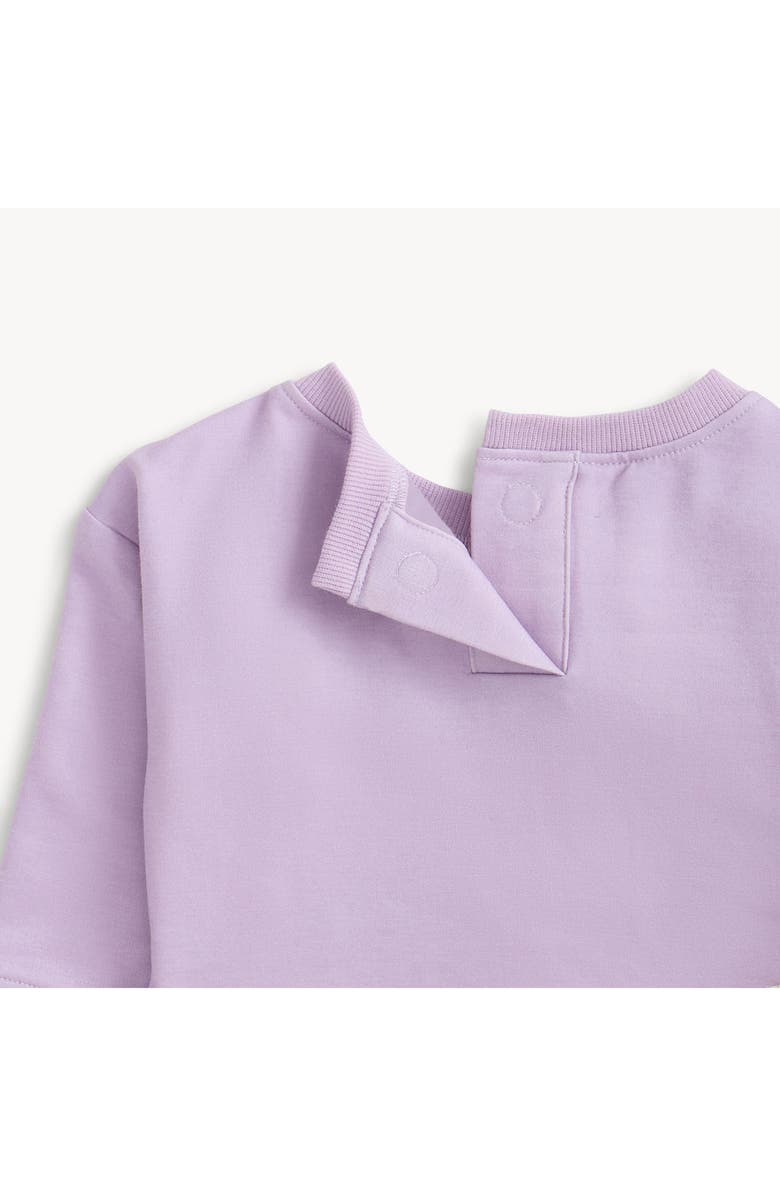 Magnetic Me Fair Orchid Brushed Fleece Magnetic Sweatshirt & Sweatpants Set, Alternate, color, Purple