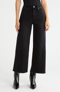 PAIGE Anessa High Waist Ankle Wide Leg Jeans