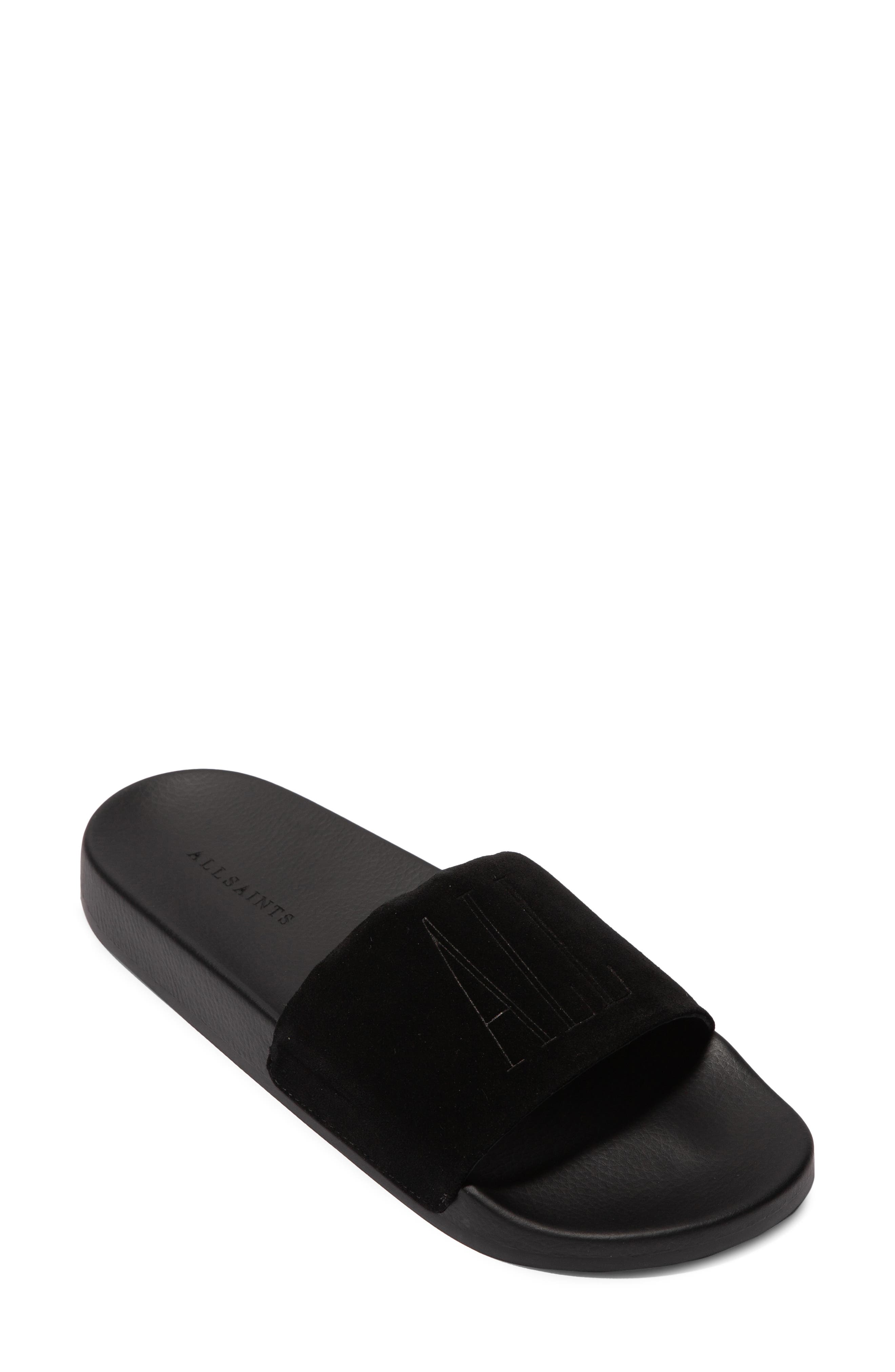 AllSaints Sunland Slide Sandal, Main, color, 