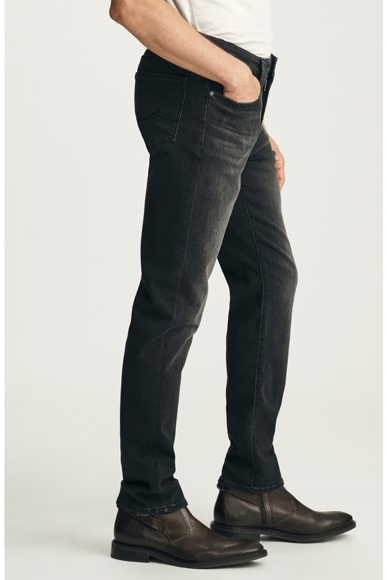 Courage Organic Cotton Straight Leg Jeans, Alternate, color, SMOKE ORGANIC ULTRA
