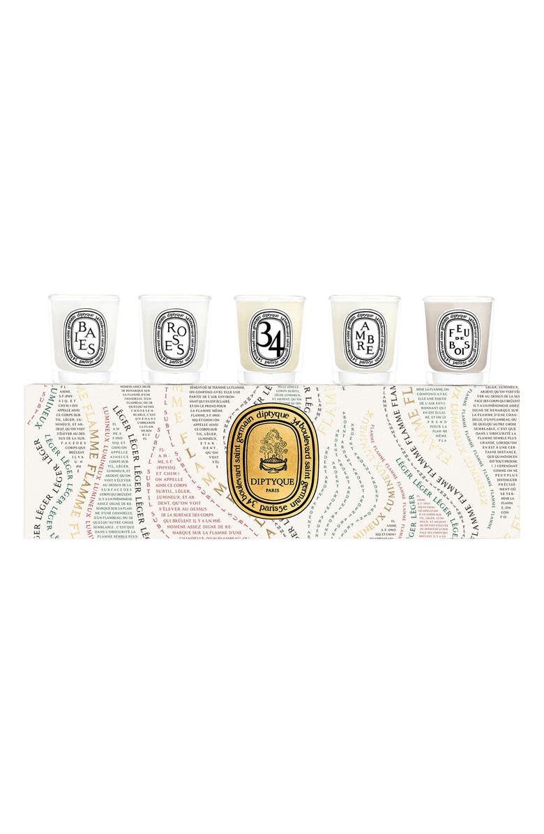 Diptyque 5-Piece Candle Set, Main, color,