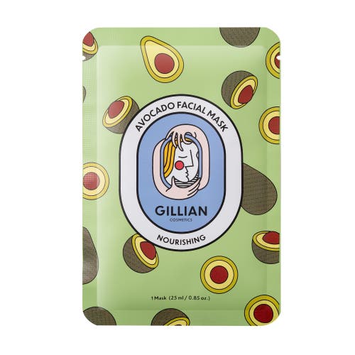 Gillian Cosmetics Avocado Nourishing Sheet Mask 25 ml in Na at Nordstrom