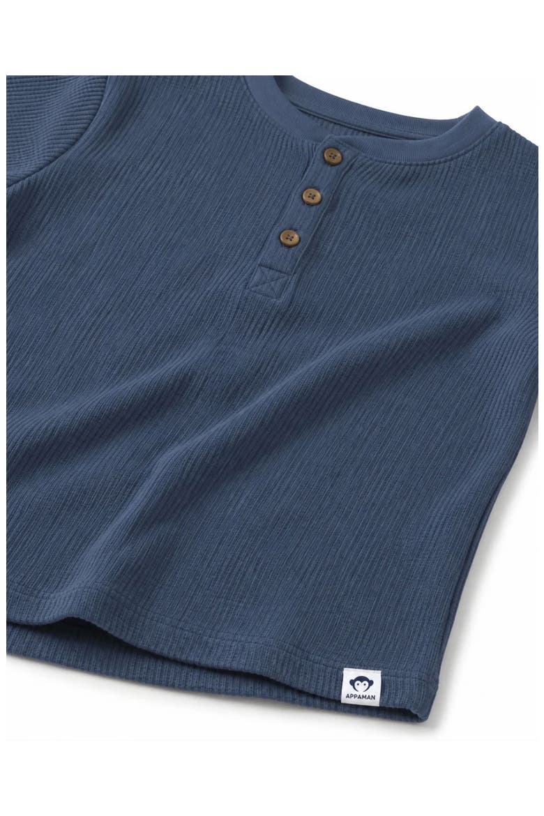 Kids' Craftsman Thermal Henley, Alternate, color, WASHED INDIGO