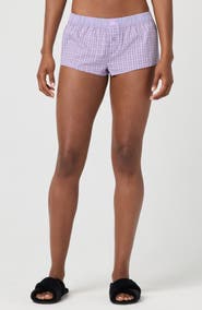 Florence by Mills Plaid Micro Shorts