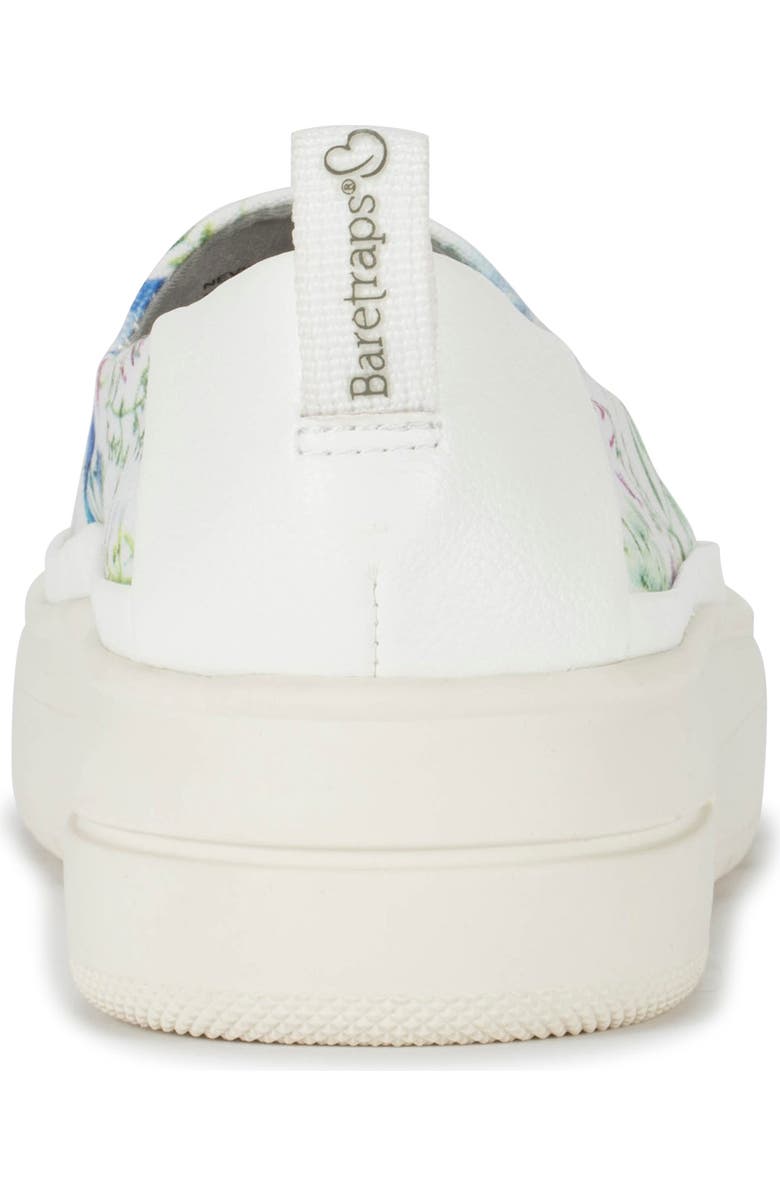 BARETRAPS Nevin Floral Platform Slip-On Sneaker, Alternate, color, White Multi