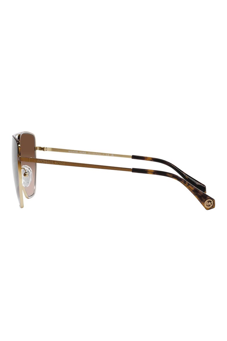 Paros 60mm Gradient Pilot Sunglasses, Alternate, color, BROWN GRAD