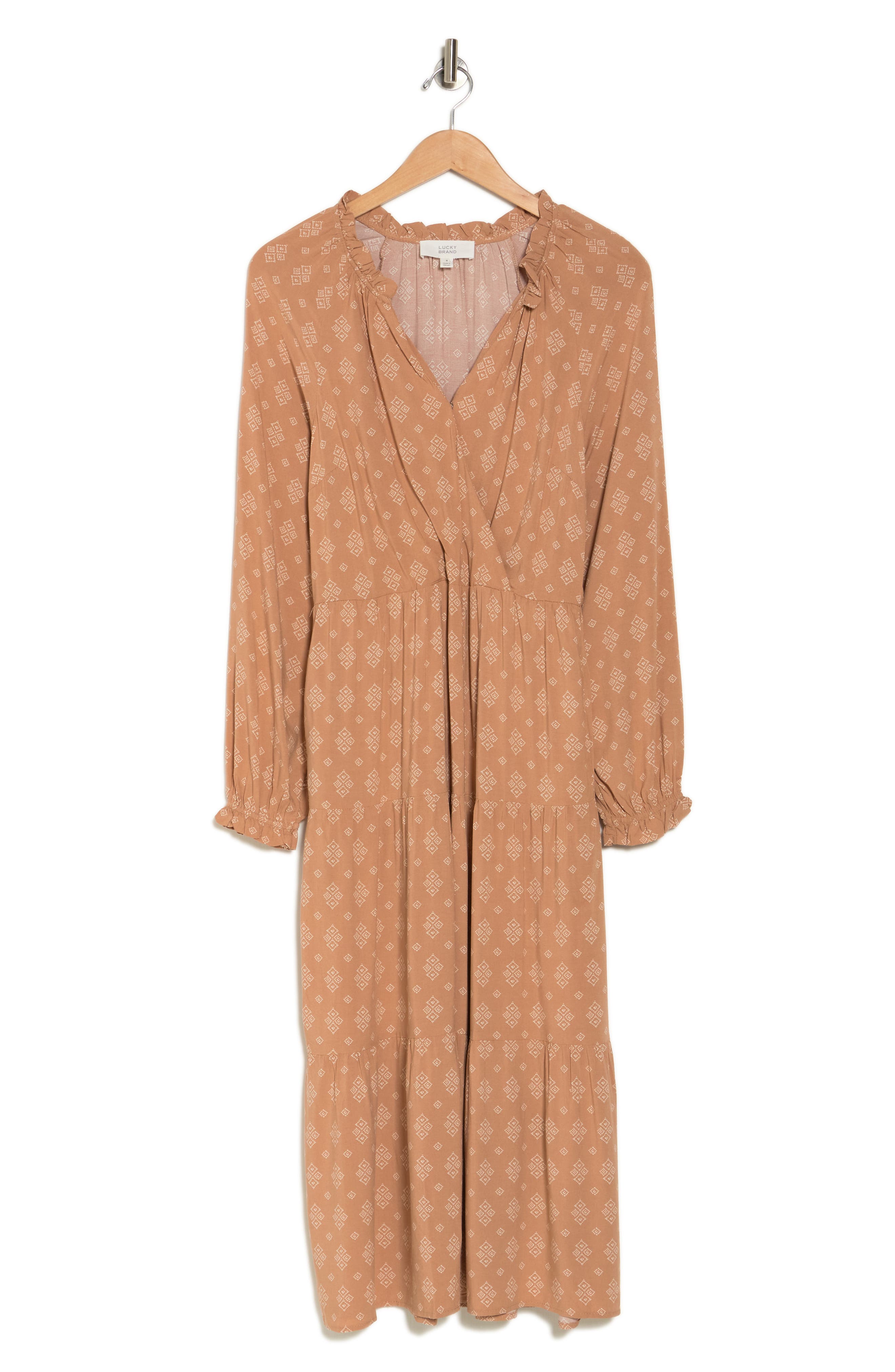 Lucky Brand Chalis Long Sleeve Maxi Dress (Women) | Nordstromrack