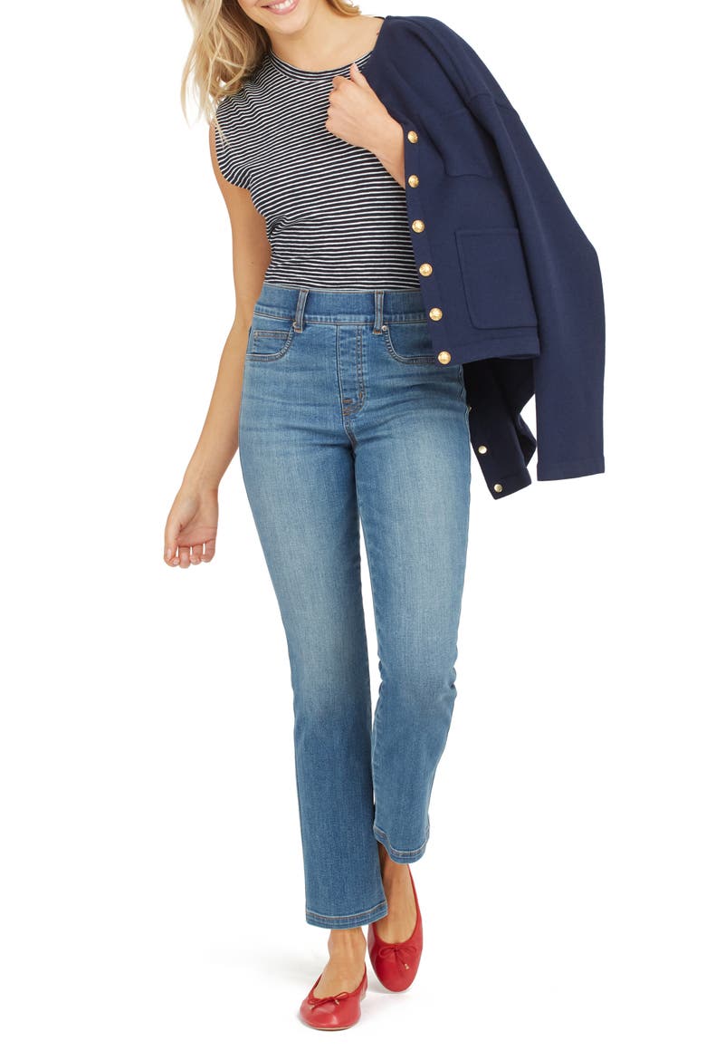 Straight Leg Ankle Jeans, Alternate, color, VINTAGE INDIGO