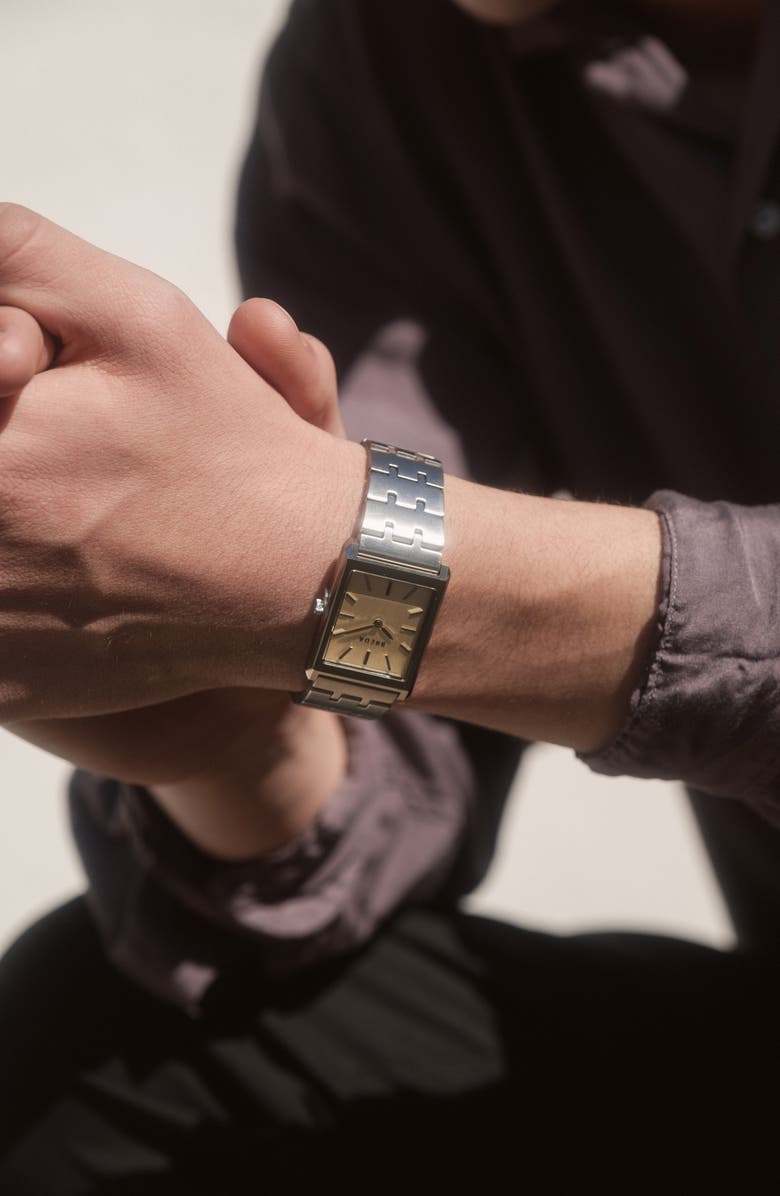 BREDA Virgil Bracelet Watch, 26mm, Alternate, color, Silver