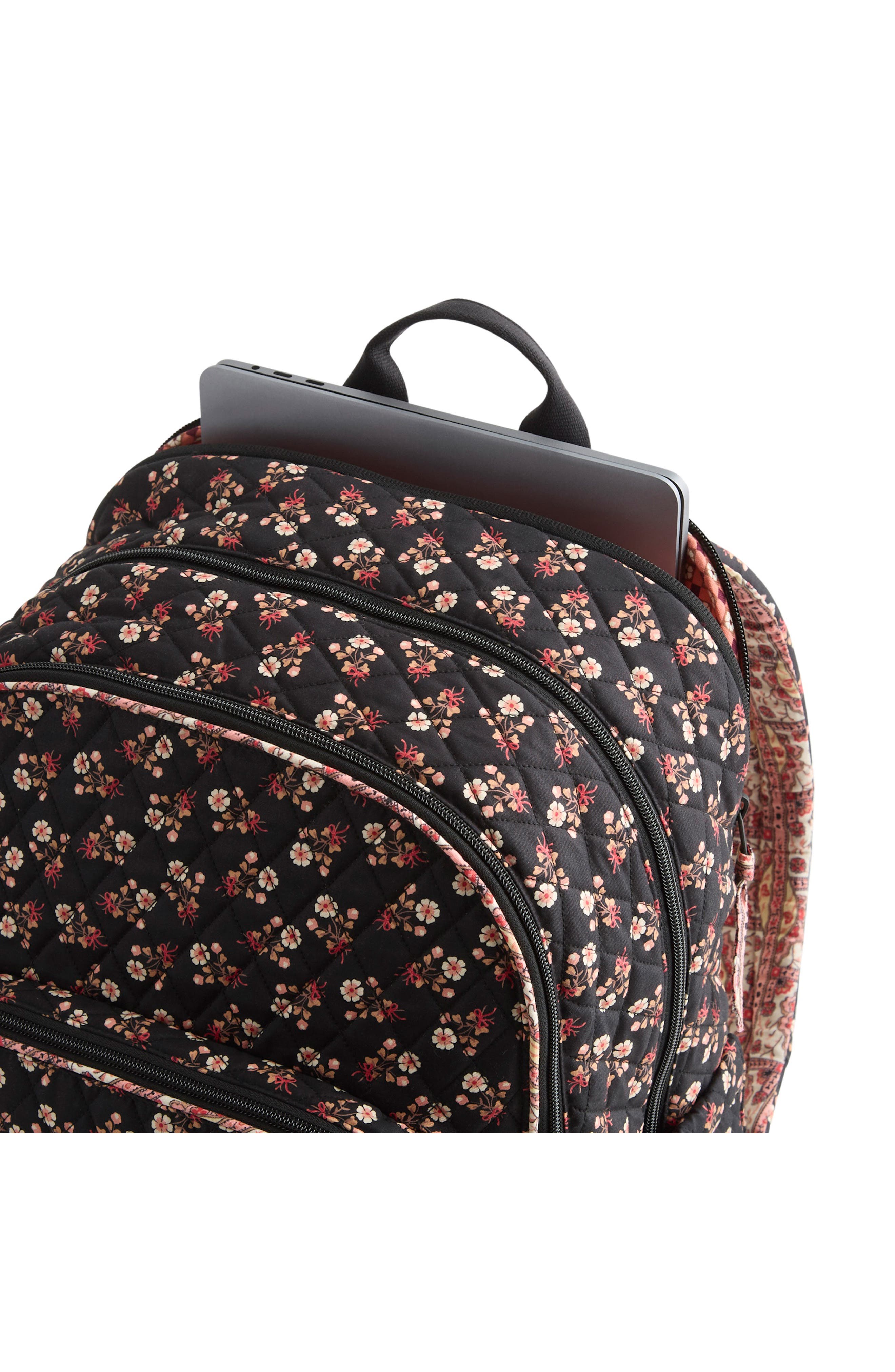 VERA BRADLEY Large Bancroft Quilted Backpack, Alternate, color, Melissa Ditsy