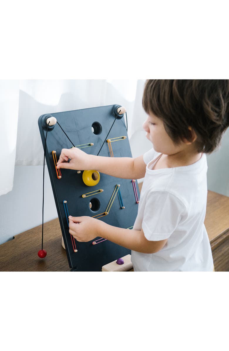 PlanToys<sup>®</sup> Wall Ball Game, Alternate, color, Black