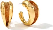 Laminar Jewelry Currents Hoop Earrings