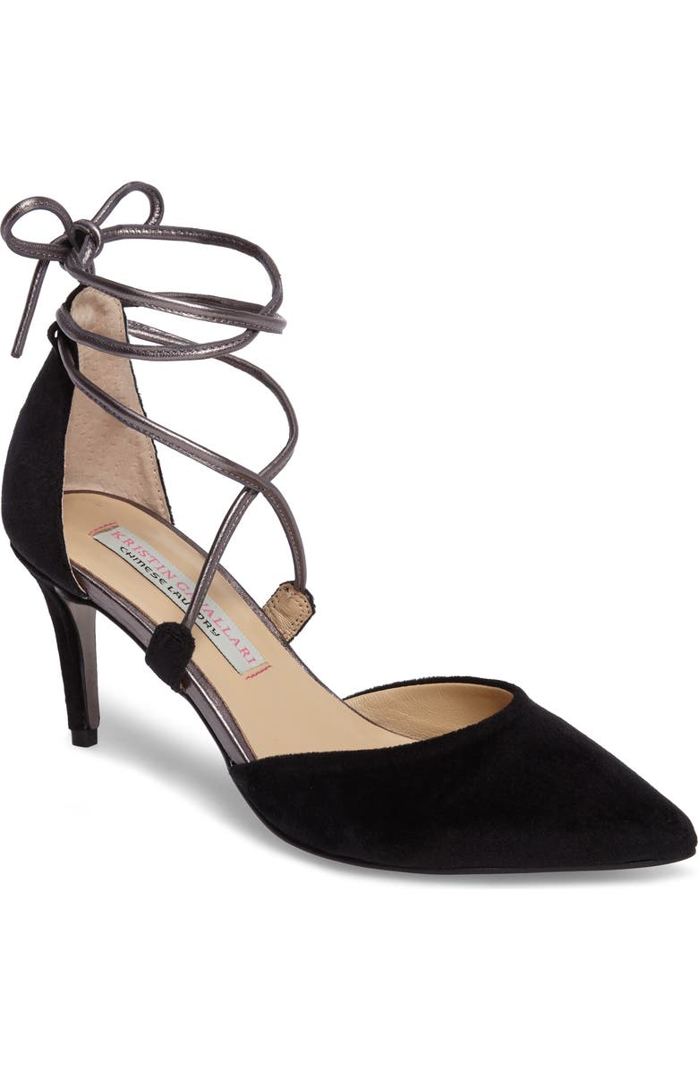 Kristin Cavallari 'Opel' Lace-Up Pointy Toe Pump, Main, color,