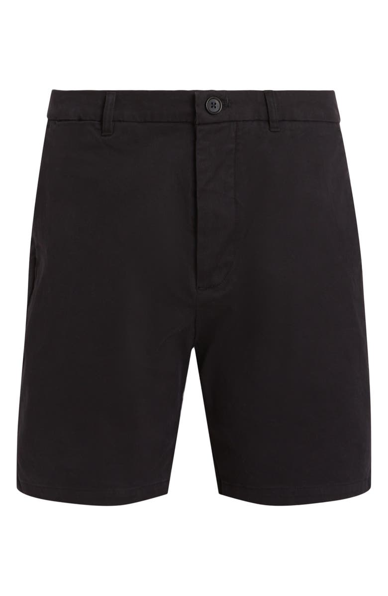 AllSaints Neiva Flat Front Stretch Twill Shorts, Alternate, color,