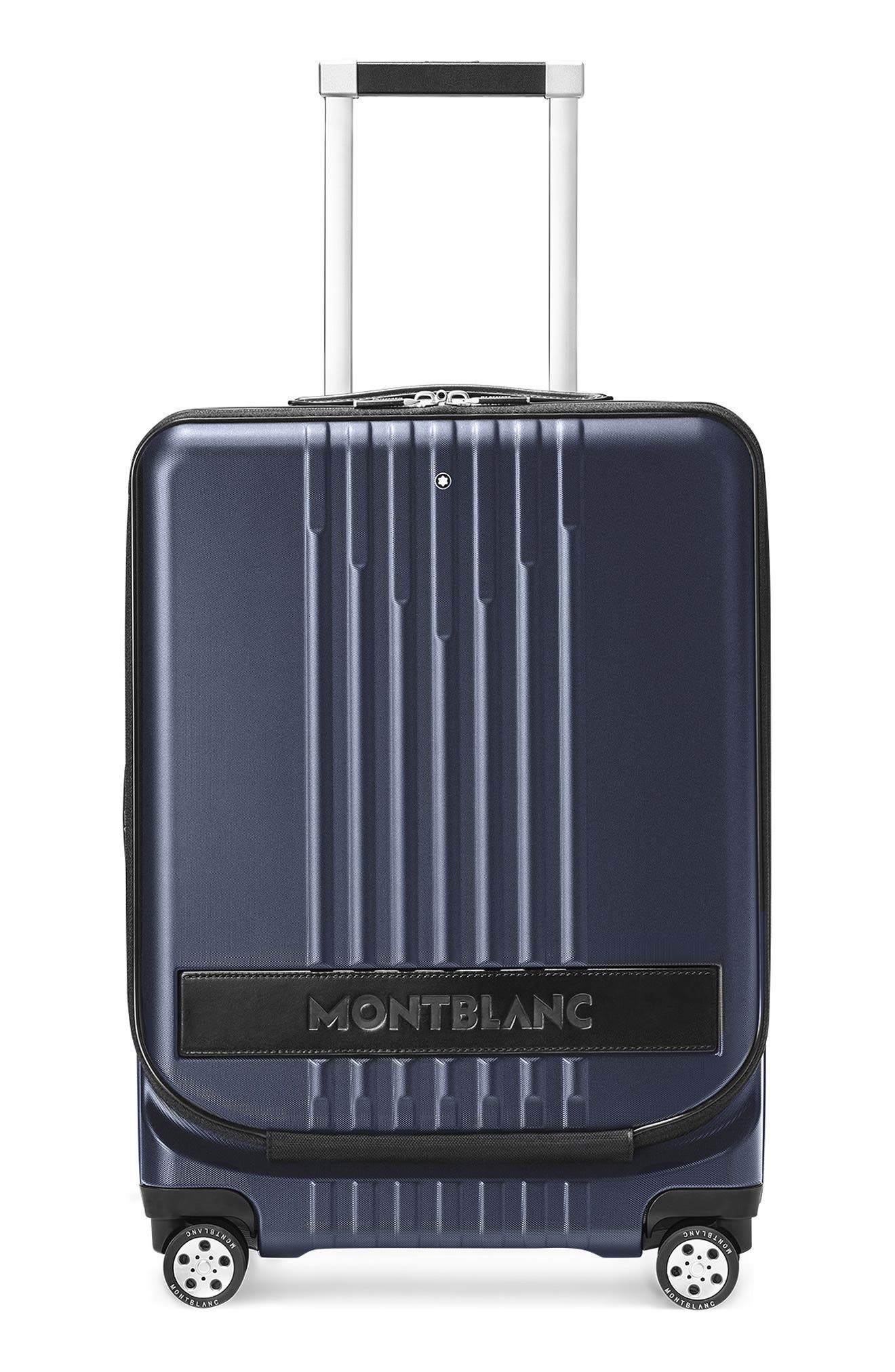 Montblanc #MY4810 Cabin Trolley Carry-On Spinner Luggage, Main, color, Blue