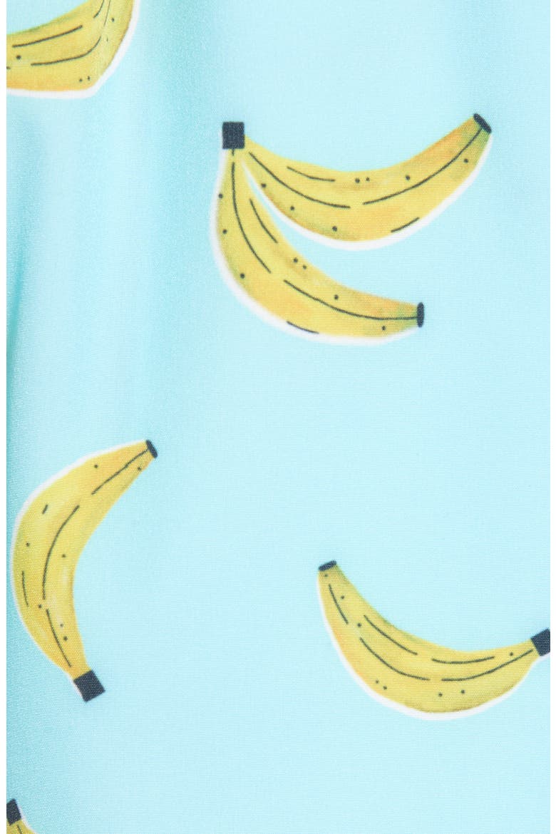 The Banana Stand Print Swim Trunks, Alternate, color, BANANAS