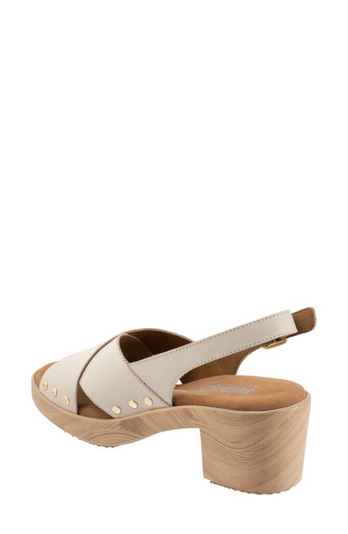 Softwalk ® Florence Slingback Platform Sandal In Ivory