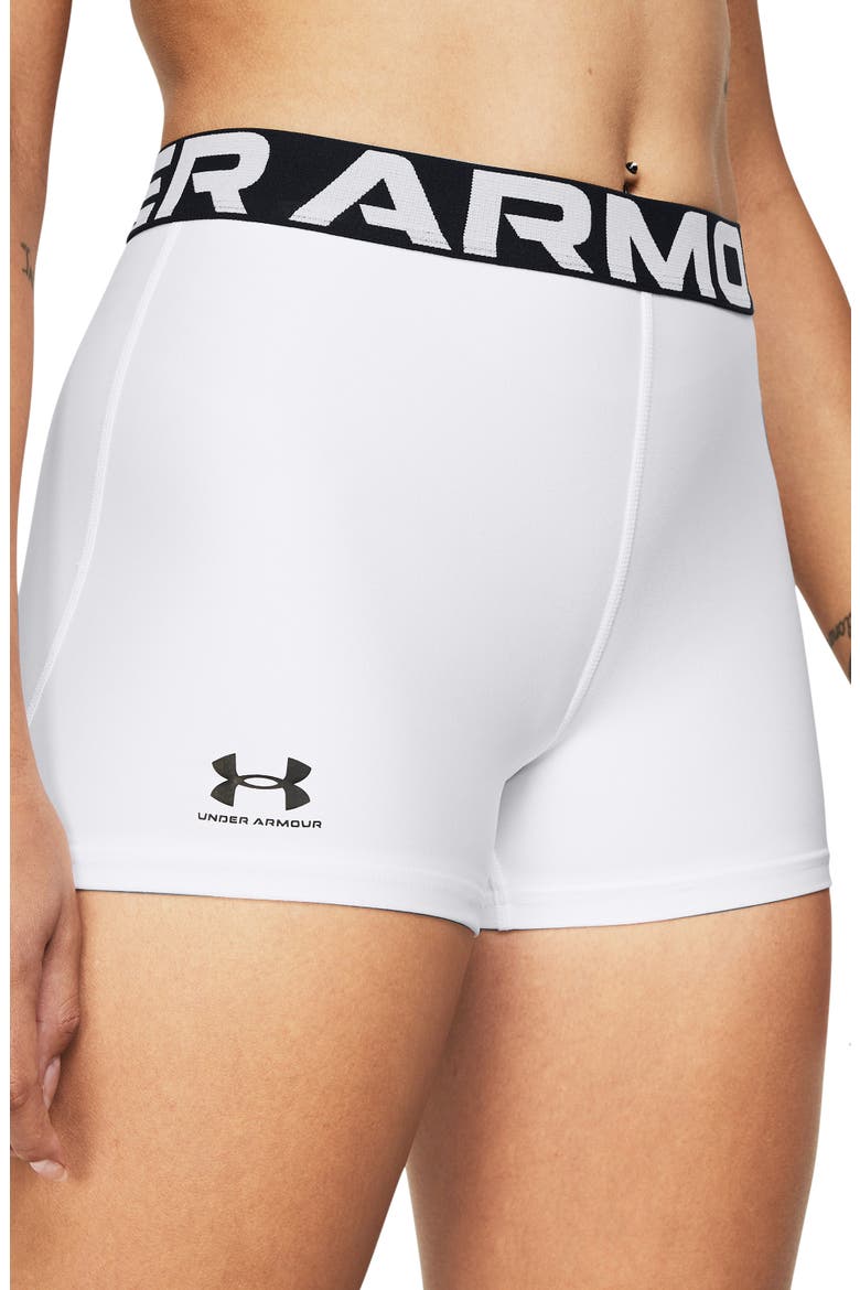 HeatGear® Shorts, Alternate, color, WHITE / / BLACK