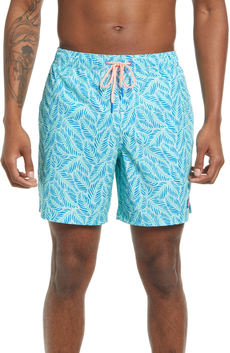 vineyard vines Chappy Print Swim Trunks, Main, color, 