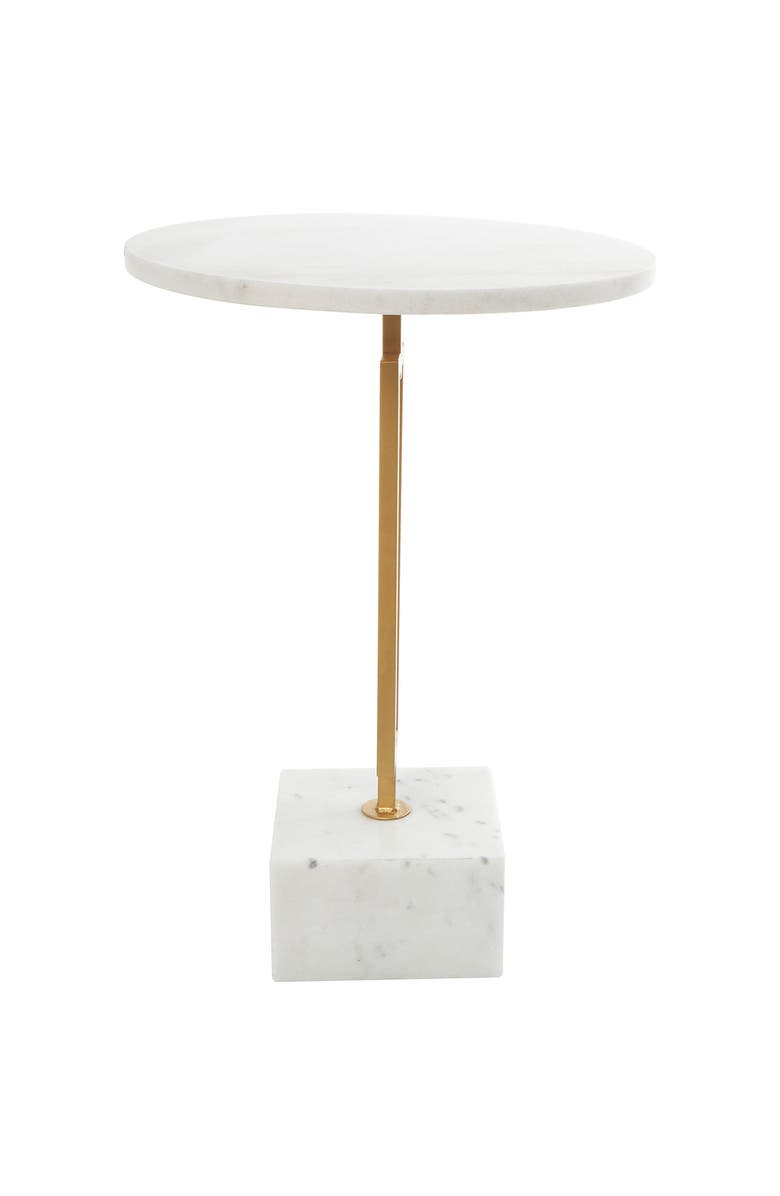 VIVIAN LUNE HOME Marble Accent Table, Alternate, color, 