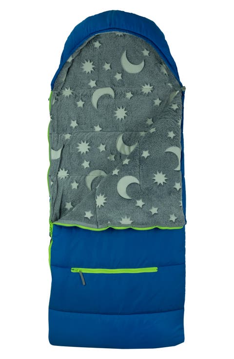 Kids' Sleep-n-Pack Glow in the Dark Sleeping Bag Backpack