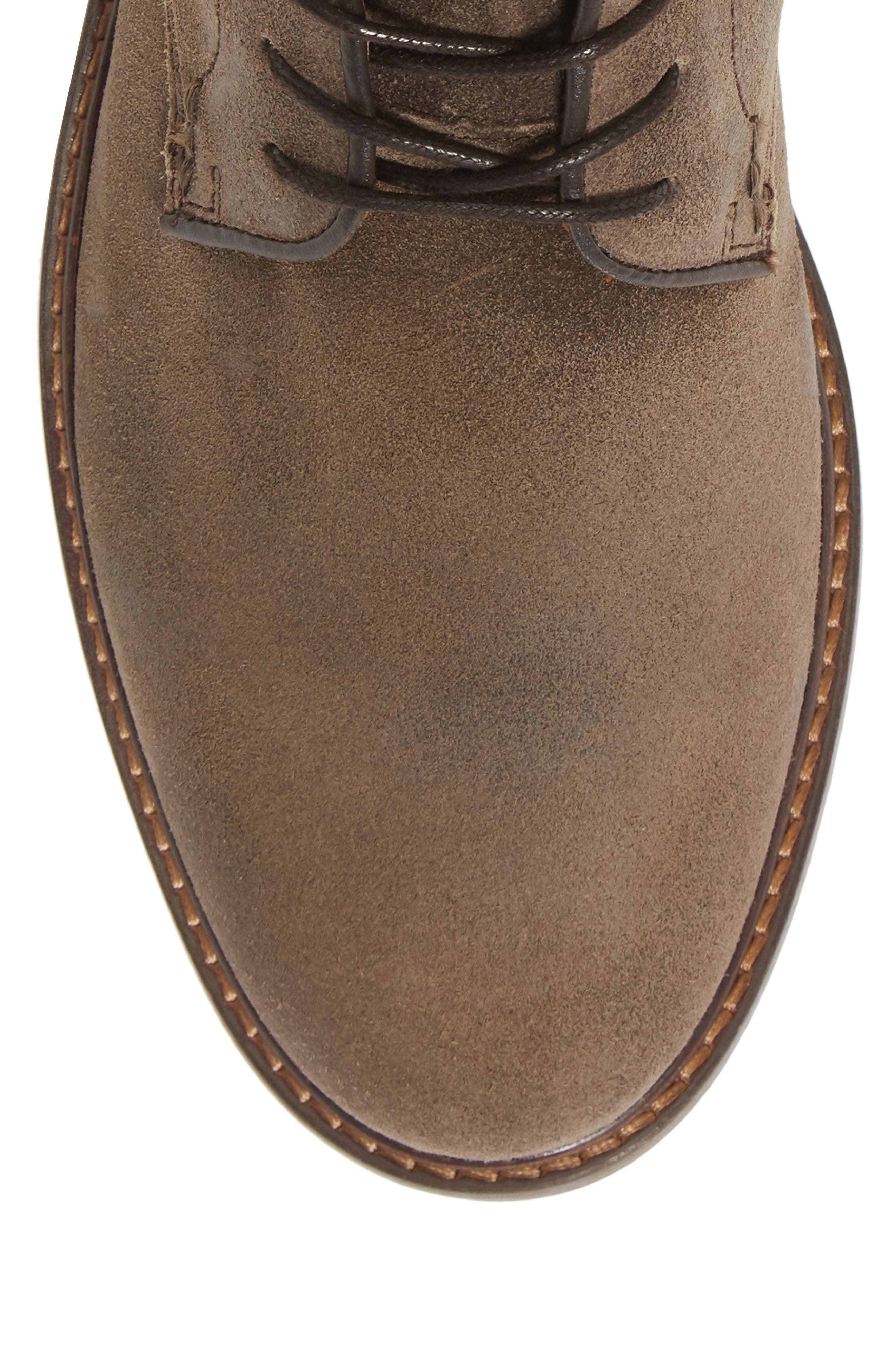 Ned Plain Toe Boot, Alternate, color, TAUPE SUEDE