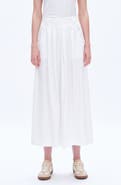 Bayeas Pleated Denim Midi skirt