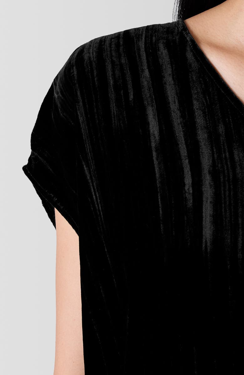 Eileen Fisher Crushed Velvet Top, Alternate, color, 
