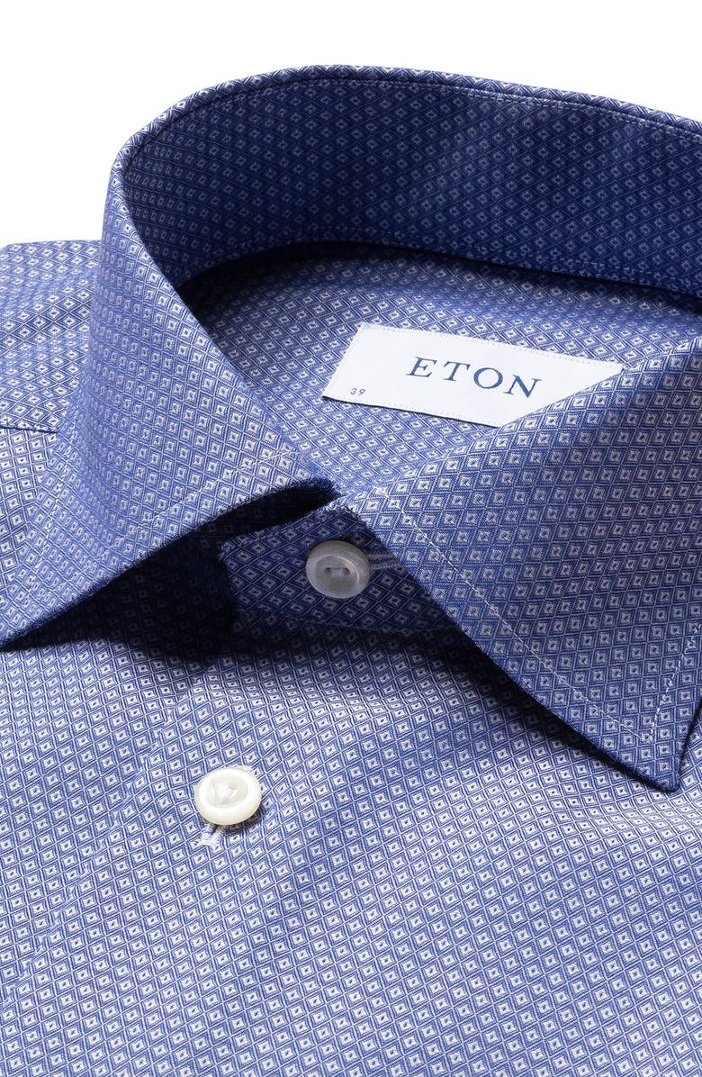 Eton Slim Fit Dress Shirt, Alternate, color, 