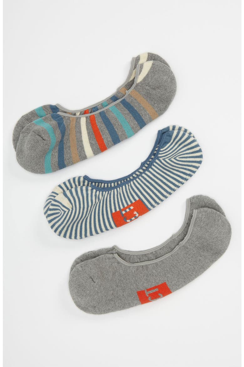 'Seed' No-Show Socks, Main, color, GREY MULTI