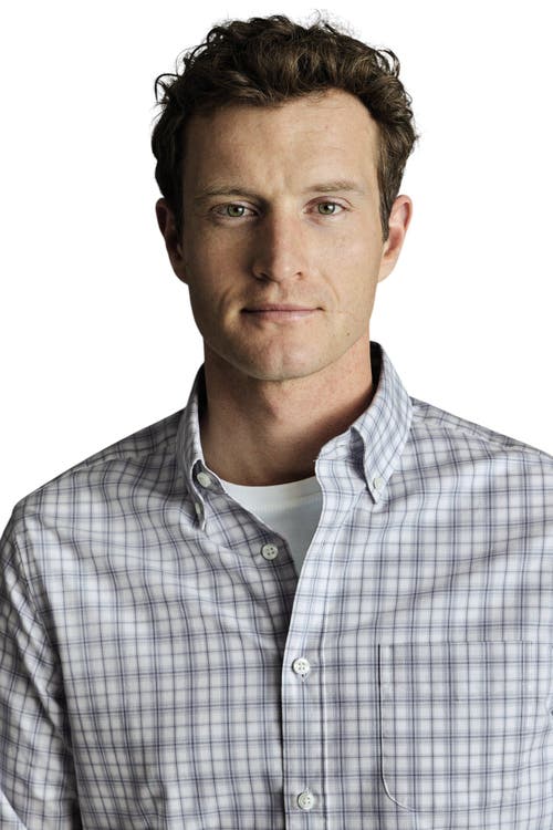 Charles Tyrwhitt Non-iron Stretch Poplin Check Shirt