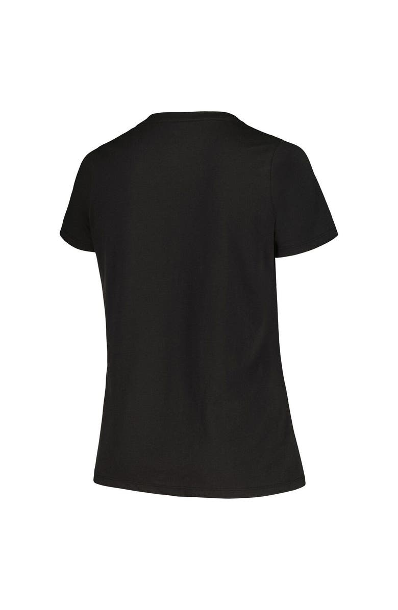 PROFILE Women's Profile Black/Heather Gray New York Yankees Plus Size T-Shirt Combo Pack, Alternate, color, Black