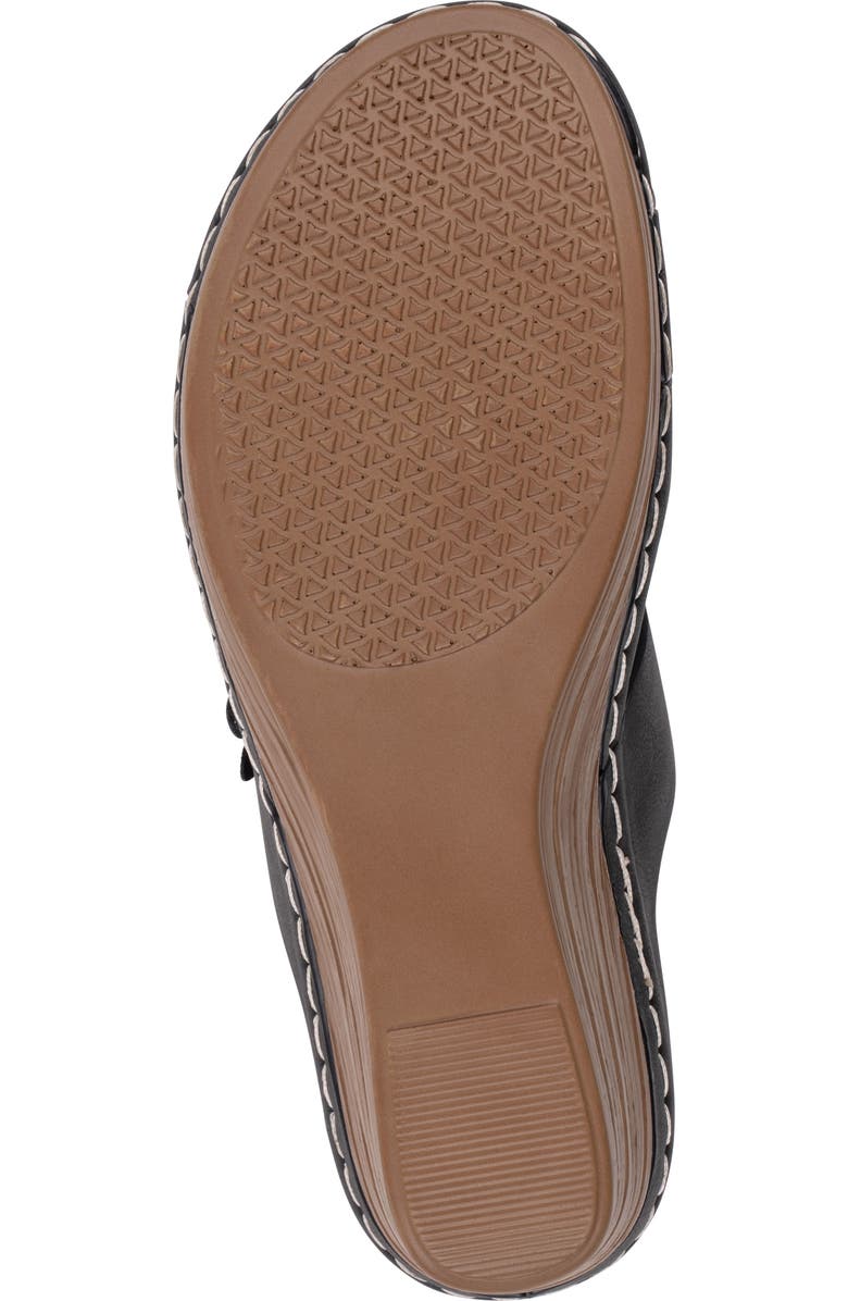 GC SHOES Halia Wedge Sandal, Alternate, color, Black