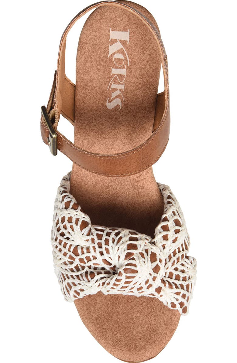 KORKS Natalia Knot Sandal, Alternate, color,