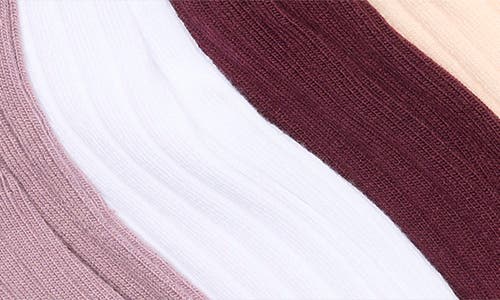 Nordstrom Rack 5-pack Dressy Rib Quarter Socks In Multi