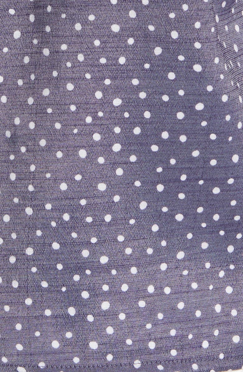 Bobeau Lucille Tie Front Button-Up Shirt, Alternate, color, 