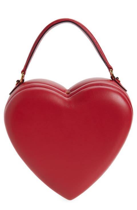 Love Me Logo Strap Leather Crossbody Bag