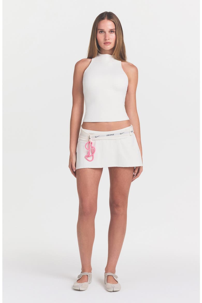 Matte Skort, Alternate, color, NSKM ACTV IVORY
