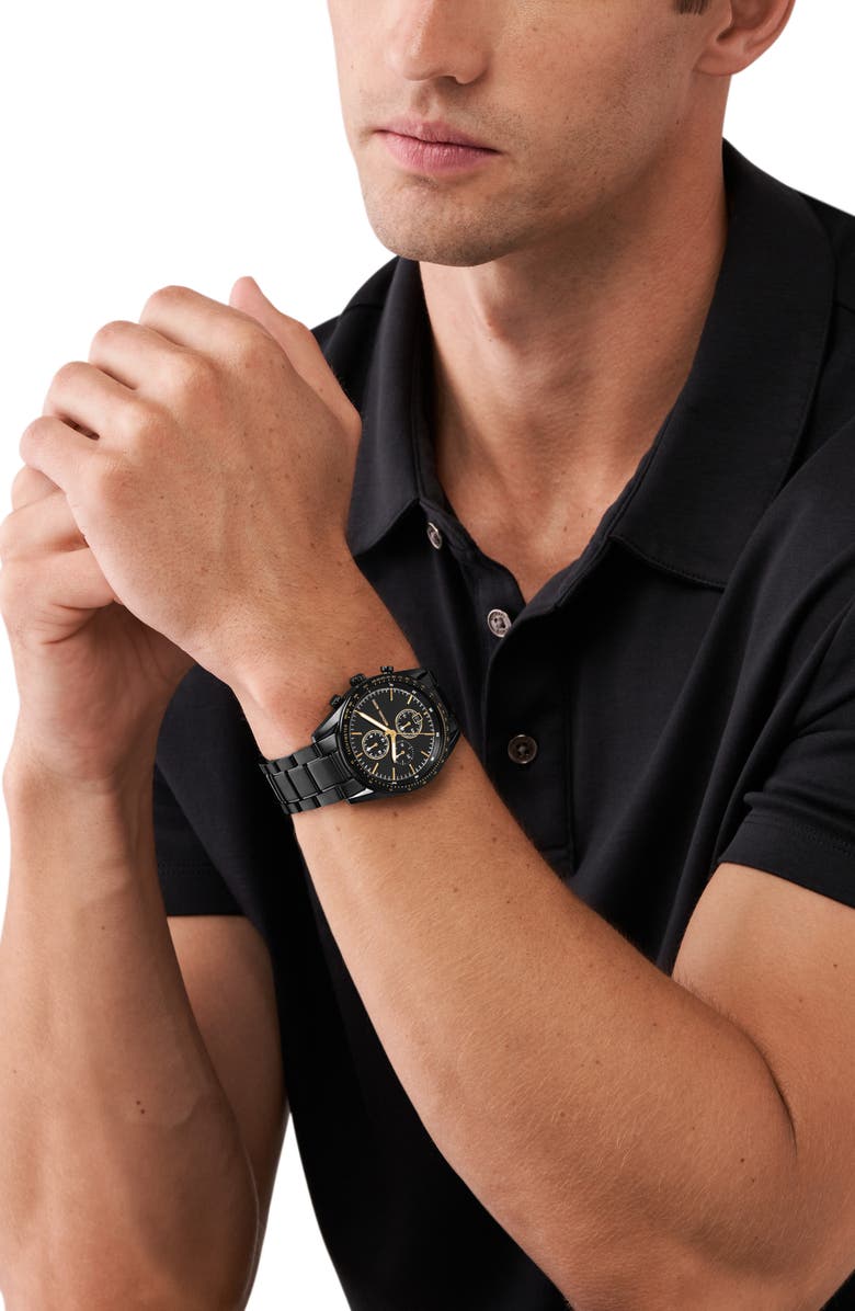 Michael Kors Accelerator Bracelet Chronograph Watch, 42mm, Alternate, color, 