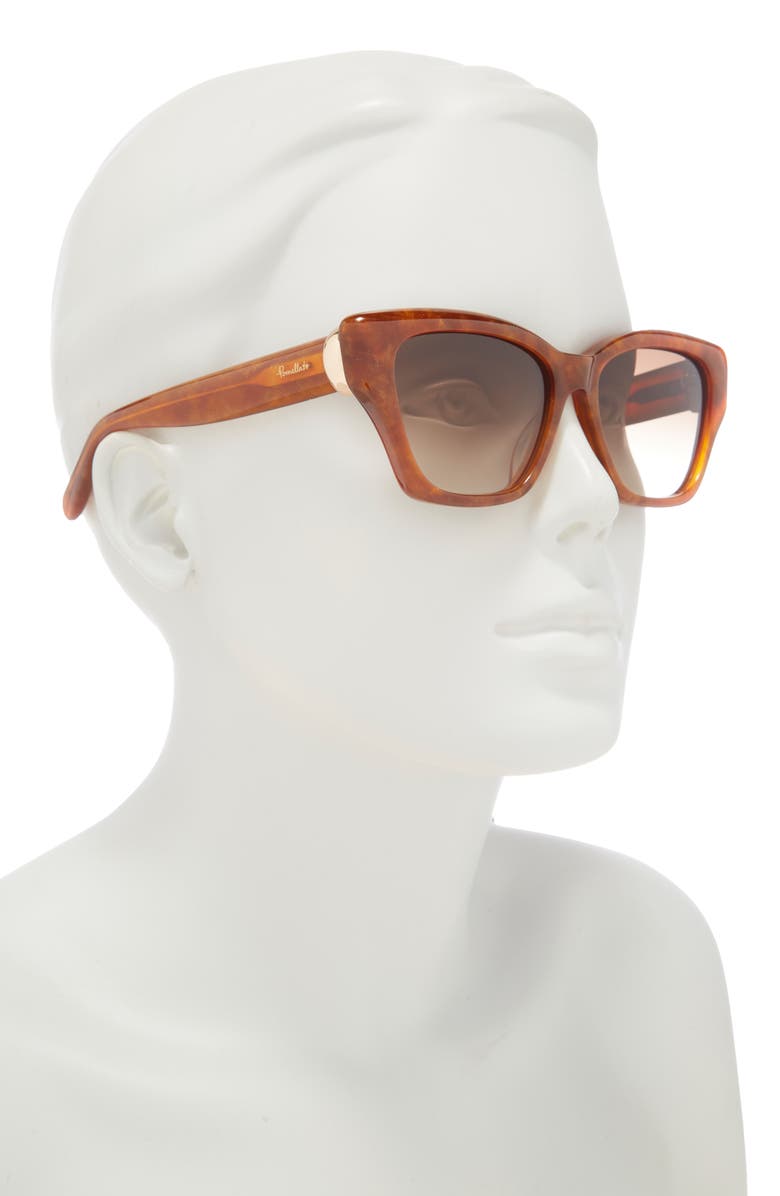 Pomellato 53mm Novelty Square Sunglasses, Alternate, color, 