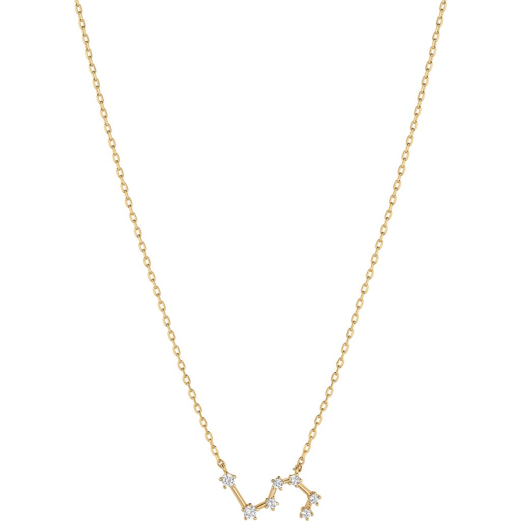 Bearfruit Jewelry 14k Gold Constellation Zodiac Necklace, 12 Zodiac Constellation Holiday Gift Idea