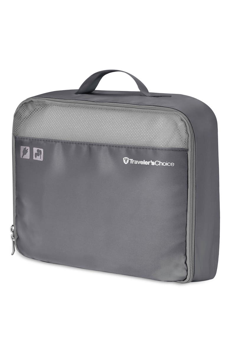 TRAVELERS CHOICE 5-Piece Packing Cube Set, Alternate, color, Dark Grey