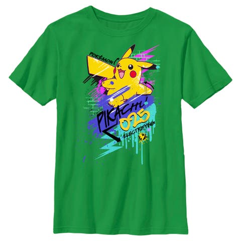 Boy's Pokemon Pikachu 025 Electrifying  Graphic T-Shirt