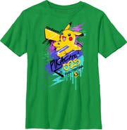POKEMON Boy's Pokemon Pikachu 025 Electrifying Graphic T-Shirt